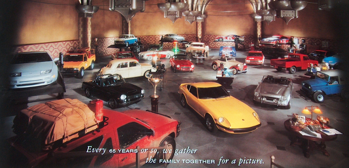 Nissan Dream Garage: Every 65 years or so, we gather the family together for a picture.